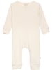 Minymo Outdoor Overall "Jumpsuit LS Rib" in Beige