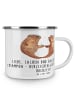 Mr. & Mrs. Panda Kaffeetasse Hochzeit Liebe Lachen mit Spruch in Transparent