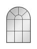 HOMCOM Wandspiegel in Mattschwarz 91L x 2B x 60H cm