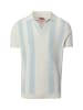 Finshley & Harding London Poloshirt in ecru hellblau - 0001