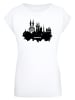 F4NT4STIC T-Shirt Cities Collection - Munich skyline in weiß