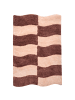 Beliani Badematte DIWANA in Beige/Braun - (W) 60 x (L) 90 cm