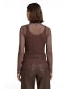 Zero  Langarm-Shirt mit Muster in Beige/Brown