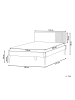 Beliani Doppelbett FLAVIGNAC in Braun - (W) 148 x (H) 90 x (L) 211 cm