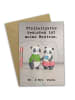 Mr. & Mrs. Panda babykarte Pandas Freizeitpark besuchen Design m... in Weiß
