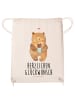 Mr. & Mrs. Panda wander rucksack Bär Baby mit Spruch in Creme