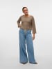 Vero Moda Strickpullover in Moon Rock