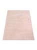 KADIMA DESIGN Teppich Kurzflor waschbar Unifarben Wohnzimmer in Rosa