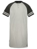 JP1880 Langer Schlafanzug in grau melange