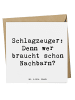 Mr. & Mrs. Panda Briefkarte Spruch Schlagzeuger Spruch mit Spruch in Weiß