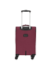 D&N Travel Line 9204 - 4-Rollen-Kabinentrolley S 55 cm (schwarz) in lila