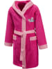 Erwin Müller Frottier Kinder-Bademantel mit Kapuze in pink