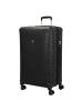 Guess Wilder 28 IN - 4-Rollen-Trolley L 77 cm erw. (dark taupe logo) in schwarz