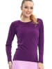 Winshape Functional Light and Soft Long Sleeve Top AET118LS in dark plum