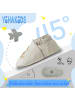 Yihakids Baby Krabbelschuhe aus Leder, weiche Lauflernschuhe mit rutschfester Sohle 