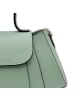 Florence Florence Schultertasche Leder hellgrün ca. 28cm