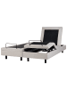 Beliani Doppelbett DUKE in Beige/Schwarz - (W) 180 x (H) 37 x (L) 200 cm