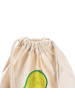 Mr. & Mrs. Panda Sportbeutel Avocado Kern rollt ohne Spruch in Creme