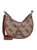 Guess Circe Schultertasche 25 cm in latte logo