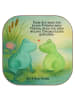 Mr. & Mrs. Panda Untersetzer Frosch Liebe Design mit Spruch in Weiß