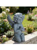 relaxdays Grabengel in Grau - (B)22,5 x (H)36 x (T)18 cm