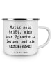 Mr. & Mrs. Panda becher emaille Spruch Sprachen Lernen und Anwen... in Weiß