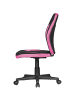FineBuy Bürostuhl in Rosa / Stoff / 63x63x103