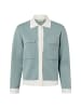 März Strickjacke in petrol weiß - 0001