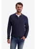 Timezone Modischer Pullover Gestrickt Einfarbig Langarm in Dunkelblau