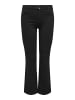 ONLY Carmakoma Flared fit jeans in Black Denim