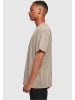 Merchcode Merchcode Herren Hope Rainbow Acid Washed Heavy Oversized Tee in darkkhaki