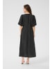 Kaffe Kleid KAgwen Tight fit in Black/Chalk dot