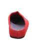 Tofee Pantoffel in rot