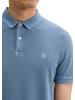 Marc O'Polo Poloshirt Piqué shaped  garment-dyed in Stormy Blue