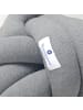 nordic coast company  Knotenkissen Strick Hellgrau - 40 x 40 cm
