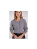 Oui Pullover in grau