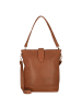Plevier Bow Schultertasche Leder 30 cm Laptopfach cognac