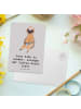 Mr. & Mrs. Panda Bildkarte Code und Kaffee mit Spruch in Grau Pastell