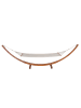 Beliani Hängematte TREVISO in Braun/Beige - (W) 415 x (H) 122 x (L) 124 cm