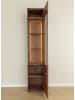 Feldmann-Wohnen Vitrine Collodi Wildeiche Tabak 43 / 37 / 205cm