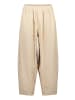 CARTOON Leinenhose mit Gummizug in beige