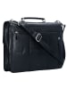 Leonhard Heyden Cambridge Aktentasche Leder 40 cm Laptopfach in schwarz