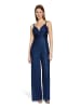 Vera Mont Jumpsuit mit Glanzeffekt in Dark Blue/Dark Blue