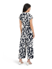 Betty Barclay Jumpsuit mit Eingrifftaschen in Dunkelblau/Weiß