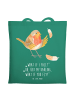 Mr. & Mrs. Panda Uni Tasche Rotkehlchen Federn mit Spruch in Mint