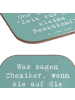 Mr. & Mrs. Panda Coaster Spruch Chemiker Reaktion mit Spruch in Meeresbrise
