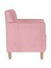 others SESSEL Karol Bezug Samtvelours Buche natur / rosé