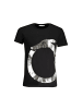Trussardi Schwarz Baumwolle Herren T-Shirt