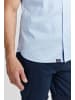 FQ1924 Kurzarmhemd FQRontus 21900140-ME Kurzarmhemd mit Label-Details in Blau