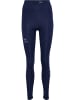 Hummel Hummel Verstellbare Taille Leggings Hmlstaltic Multisport Damen in MARINE/PAISLEY PURPLE
